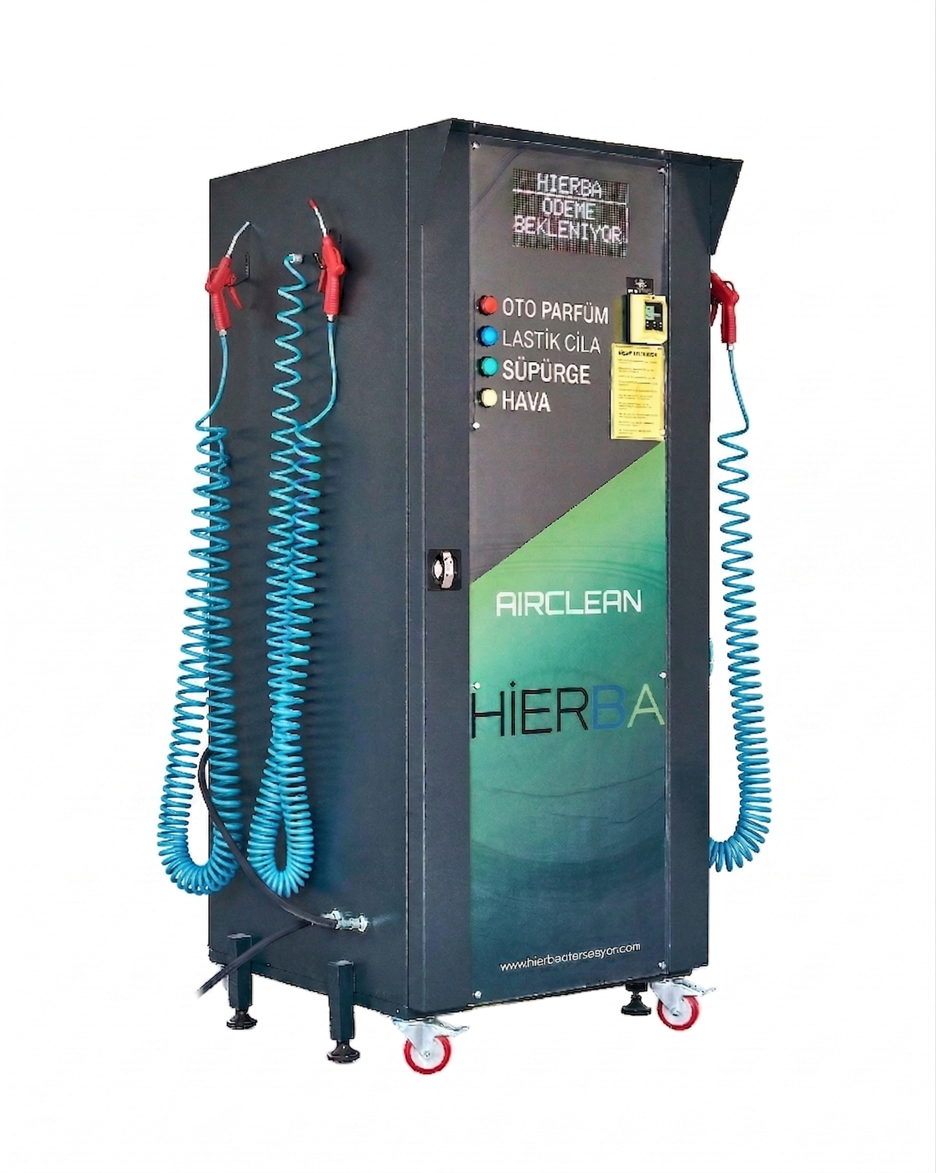 AirClean süpürge ve hava istasyonu